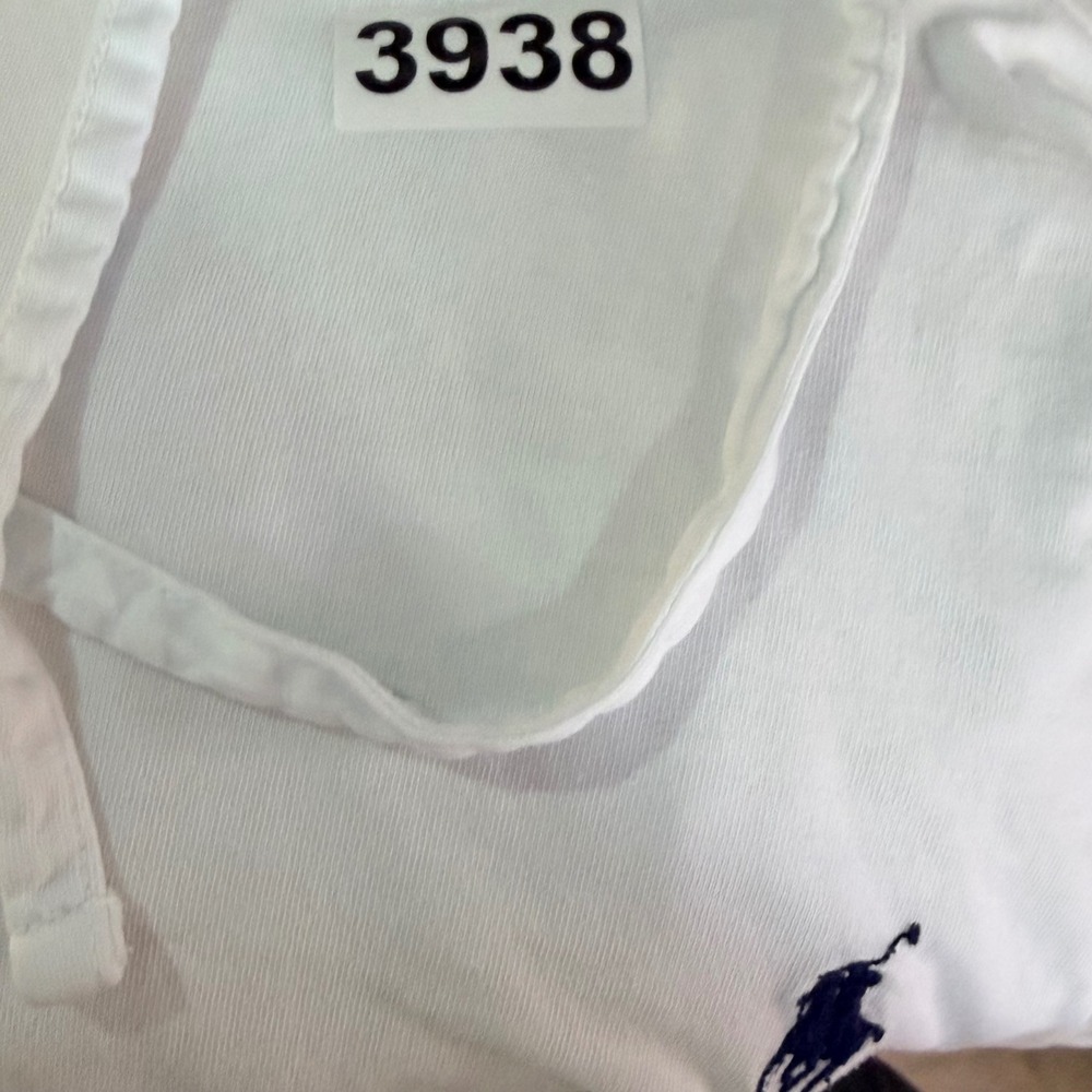 Polo Ralph Lauren T-Shirt Mens M White Classic Pony Logo Loungewear Athleisure - Picture 12 of 12